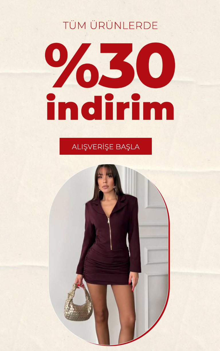 Tüm Ürünlerde 30% İndirim