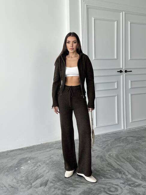 ADİSON Triko Takım 9909 - Acı Kahve - 5