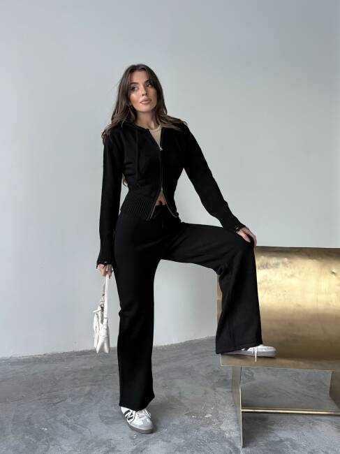 ADİSON Triko Takım 9909 - Siyah - 4