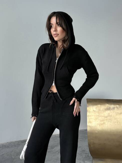 ADİSON Triko Takım 9909 - Siyah - 8