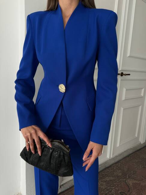 ALVİN Ceket Pantolon Takım 9901 - Lacivert - 3