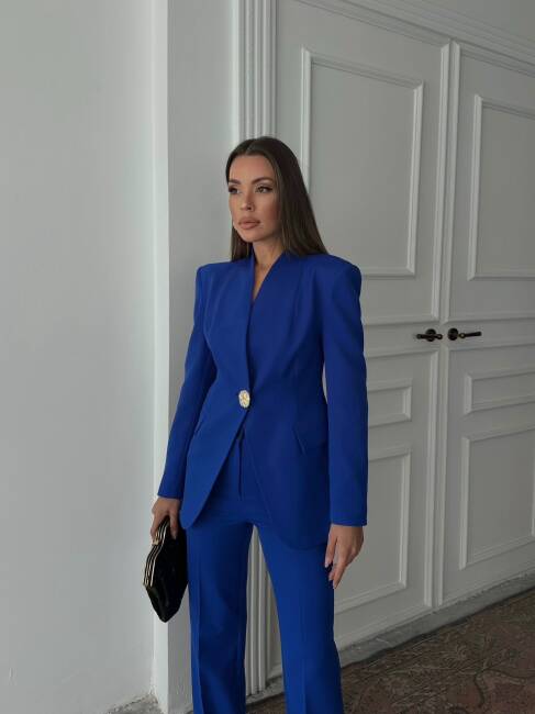 ALVİN Ceket Pantolon Takım 9901 - Lacivert - 4