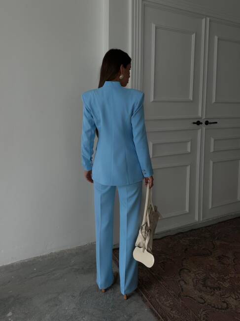 ALVİN Ceket Pantolon Takım 9901 - Mavi - 2