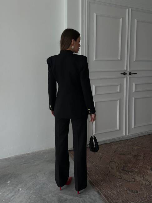 ALVİN Ceket Pantolon Takım 9901 - Siyah - 2