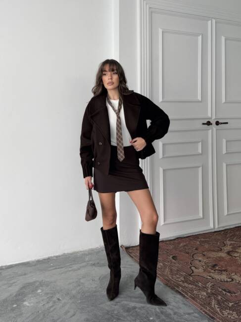 AVA Ceket 2161 - Acı Kahve - 3