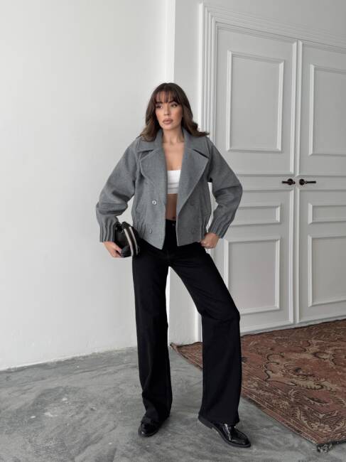 AVA Ceket 2161 - Gri - 1