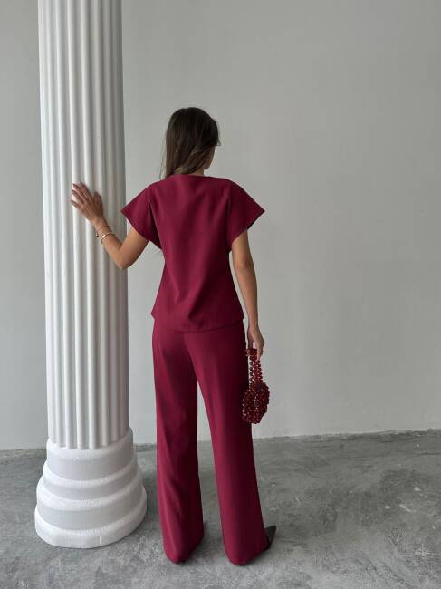 AXEL Takım 9902 - Bordo - 3