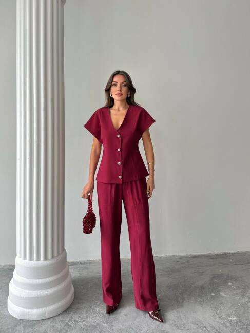 AXEL Takım 9902 - Bordo - 1