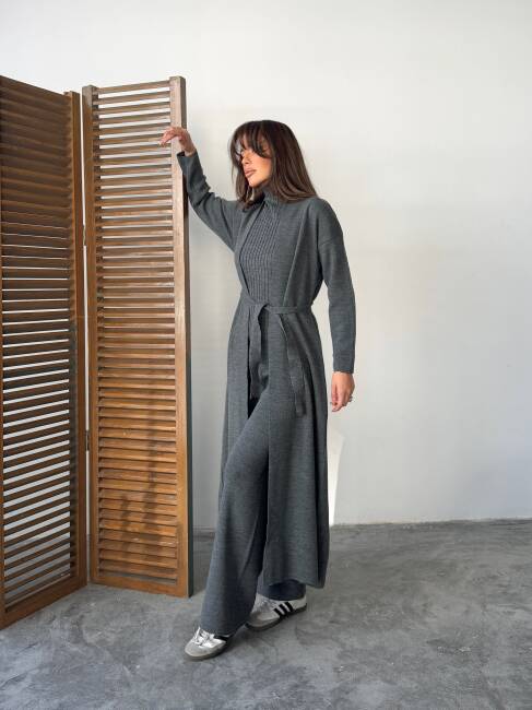 BERT Üçlü Triko Takım 9912 - Antrasit - 3