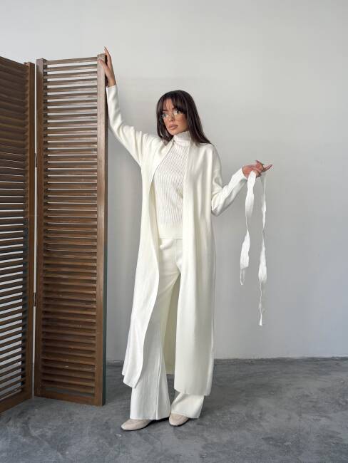 BERT Üçlü Triko Takım 9912 - Beyaz - 5