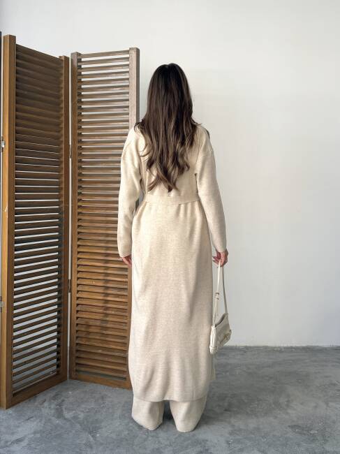 BERT Üçlü Triko Takım 9912 - Krem - 3