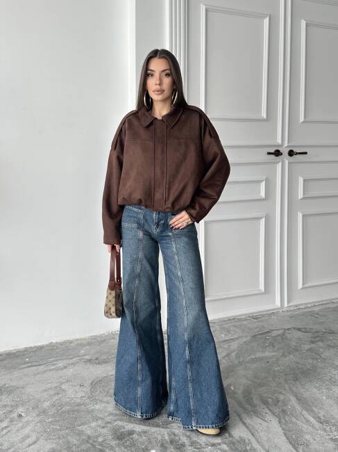 BOMBER Ceket 5268 - Acı Kahve - 5