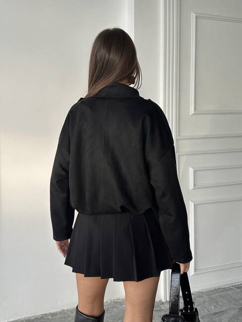 BOMBER Ceket 5268 - Siyah - 4