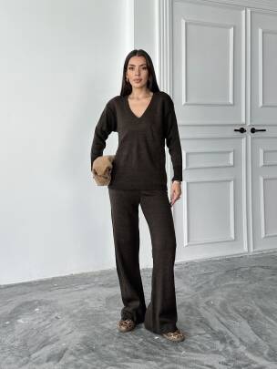 BORİS Triko Takım 9910 - Acı Kahve - MAXMOOR