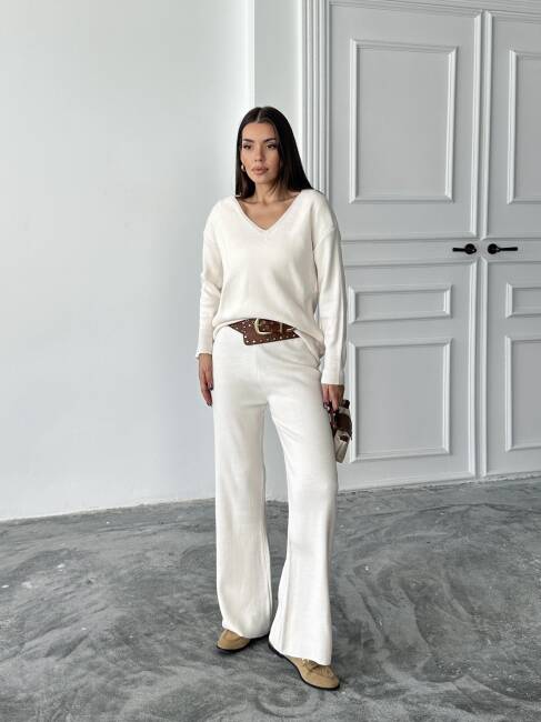 BORİS Triko Takım 9910 - Bej - 3