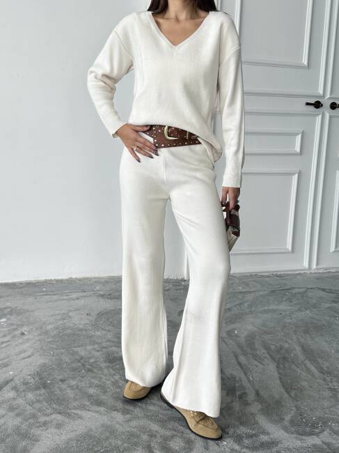 BORİS Triko Takım 9910 - Bej - 5