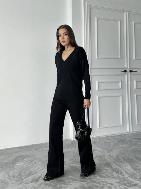 BORİS Triko Takım 9910 - Siyah - 2