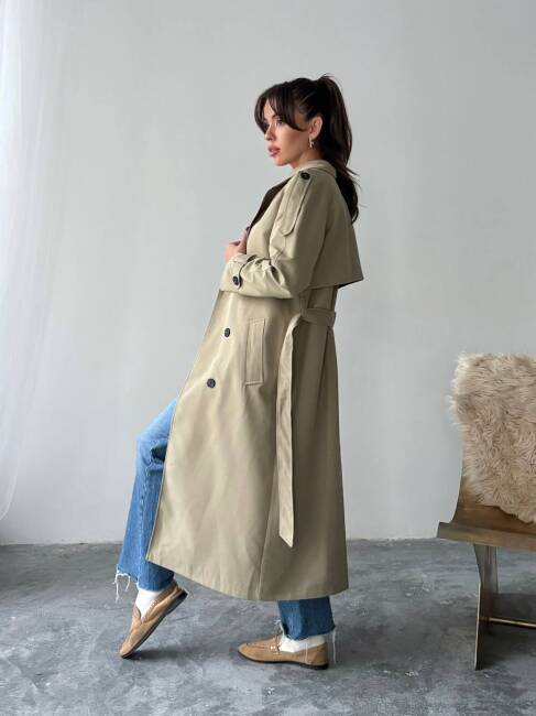 BRENDON Trençkot 2158 - Haki - 2