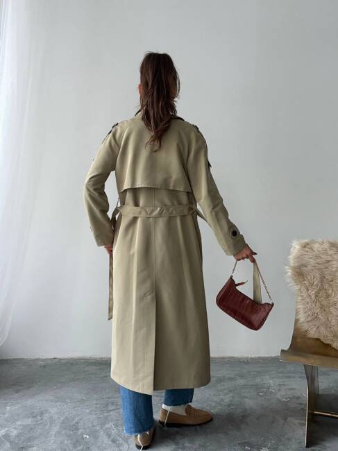 BRENDON Trençkot 2158 - Haki - 4