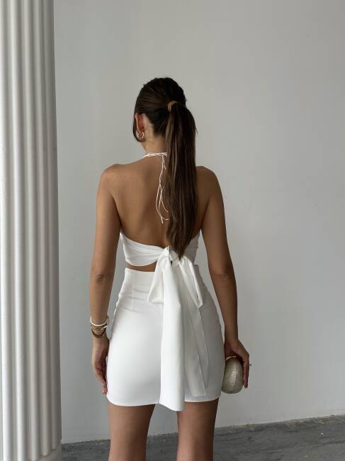 CALENDURA Crop Etek Takım 2227 - Beyaz - 3