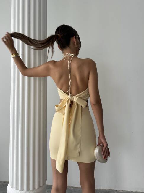 CALENDURA Crop Etek Takım 2227 - Sarı - 3