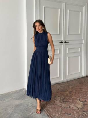 Darcia Elbise Lacivert- 2902 - MAXMOOR