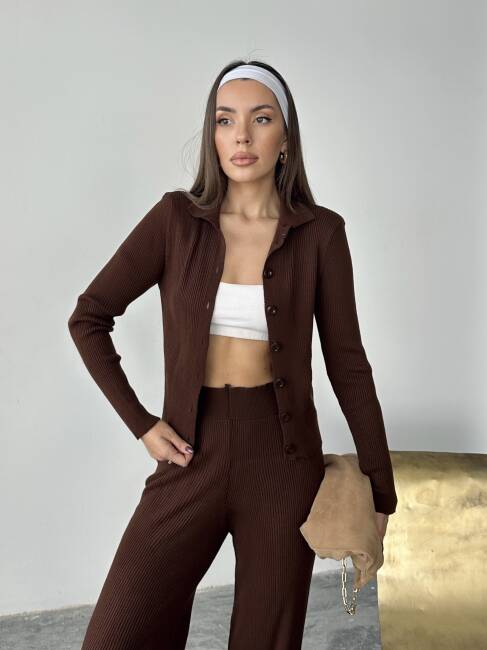 DEREK Triko Takım 9911 - Acı Kahve - 4