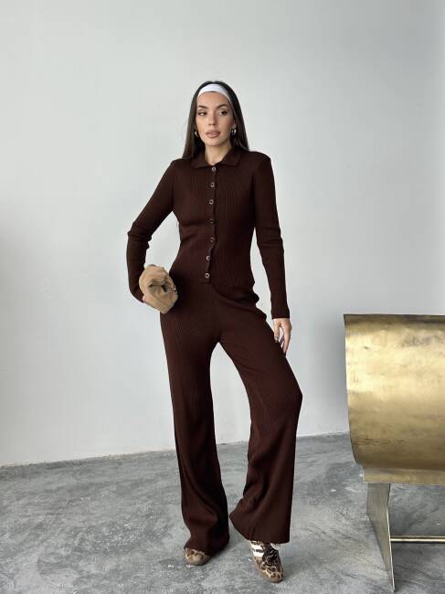 DEREK Triko Takım 9911 - Acı Kahve - 1