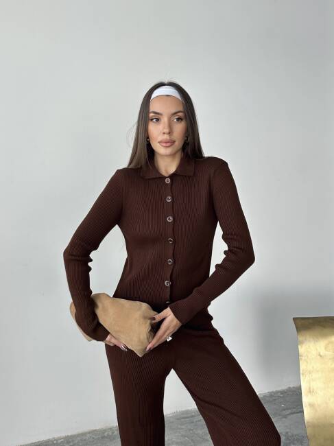 DEREK Triko Takım 9911 - Acı Kahve - 5