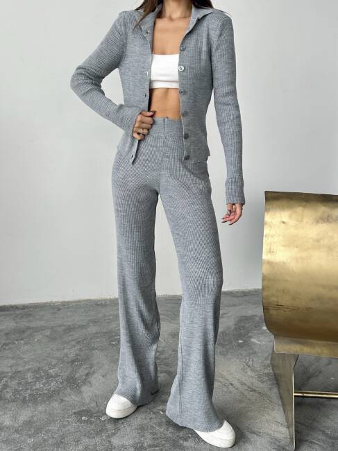 DEREK Triko Takım 9911 - Gri - 3