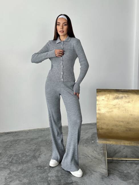 DEREK Triko Takım 9911 - Gri - 1