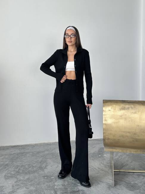 DEREK Triko Takım 9911 - Siyah - 2