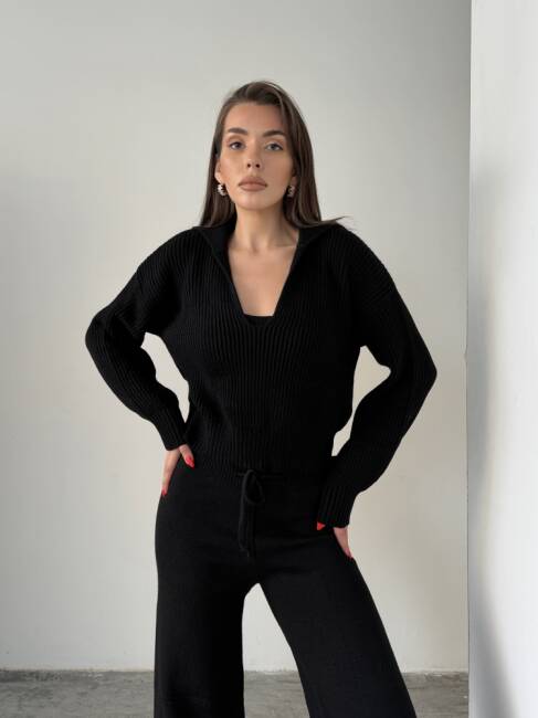 DREW Üçlü Triko Takım 9913 - Siyah - 6