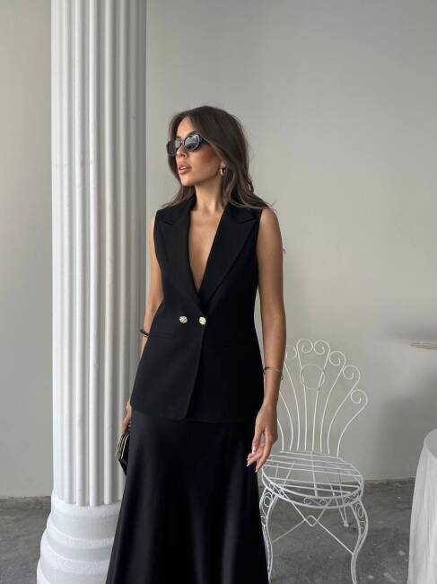 EDNA Yelek 9903 - Siyah - 1