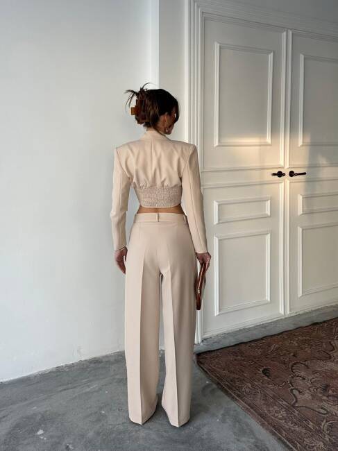 FİTY Yelek Pantolon Takım 2107 - Kahverengi - 4