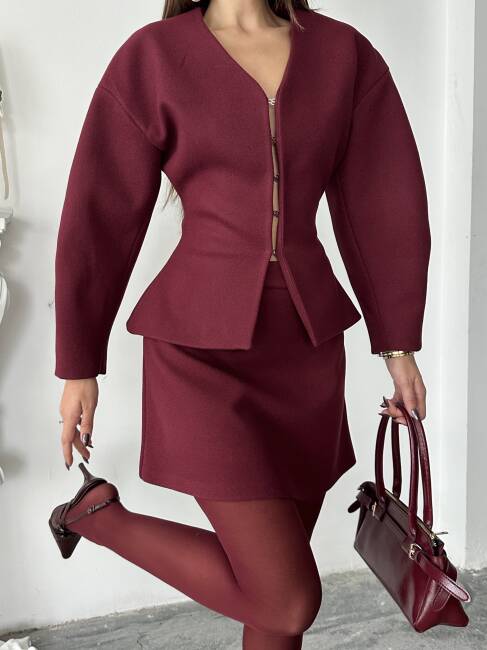 FRAVA Takım 2260 - Bordo - 6