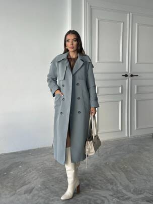 JAMES Trençkot 1101 - Gri - MAXMOOR