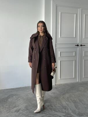 JAMES Trençkot 1101 - Kahverengi - MAXMOOR