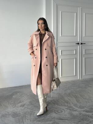 JAMES Trençkot 1101 - Pudra - MAXMOOR