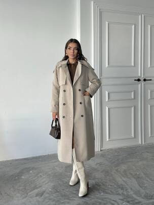 JAMES Trençkot 1101 - Taş - MAXMOOR