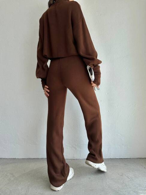 JOHN Triko Takım - 9907 - Acı Kahve - 4