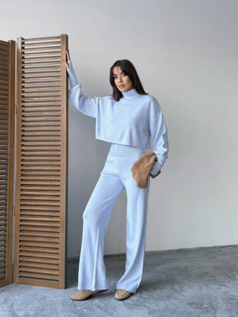 JOHN Triko Takım 9907 - Bebe Mavisi - 2