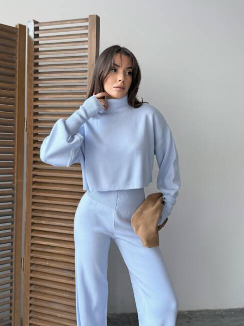 JOHN Triko Takım 9907 - Bebe Mavisi - 4