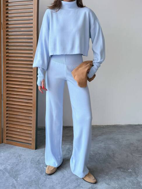 JOHN Triko Takım 9907 - Bebe Mavisi - 5