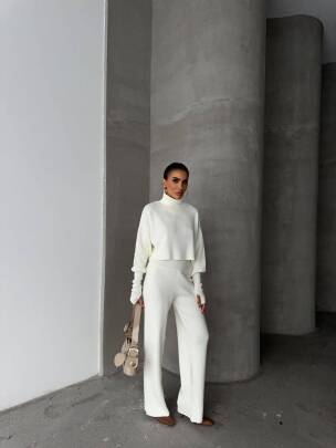 JOHN Triko Takım - 9907 - Beyaz 