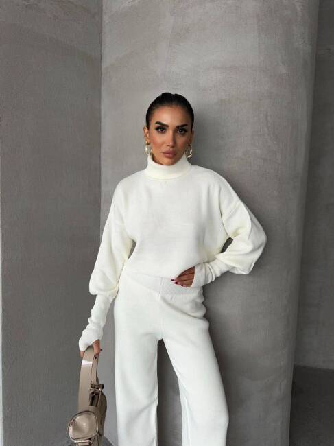 JOHN Triko Takım - 9907 - Beyaz - 2