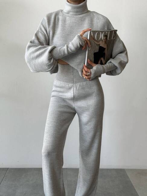 JOHN Triko Takım - 9907 - Gri - 2