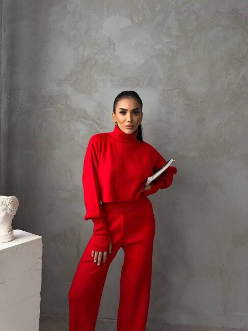 JOHN Triko Takım - 9907 - Kırmızı - 1