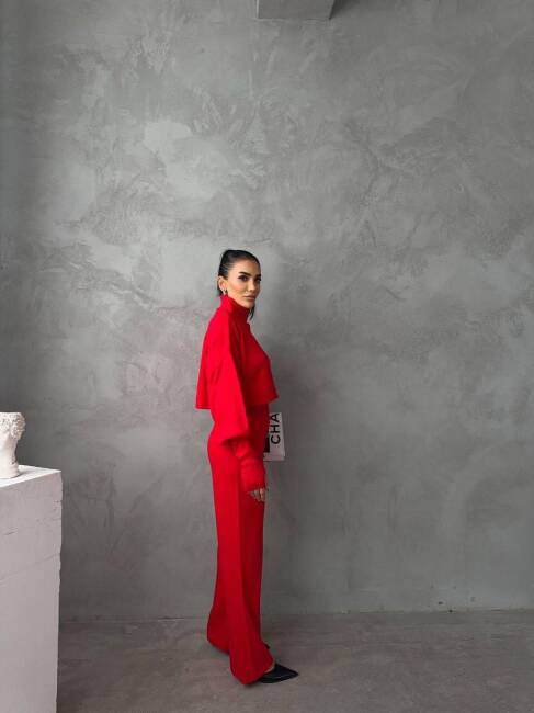 JOHN Triko Takım - 9907 - Kırmızı - 2