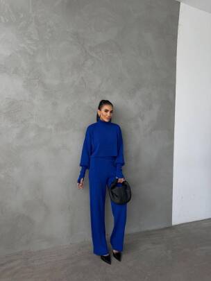 JOHN Triko Takım - 9907 - Mavi - MAXMOOR